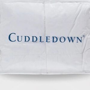 Cuddledown Luxury Damask Stripe Down Alternative King Comforter